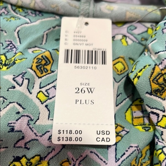 NEW ♥️ Anthropologie Maeve Green Floral Pants - Picture 4 of 15